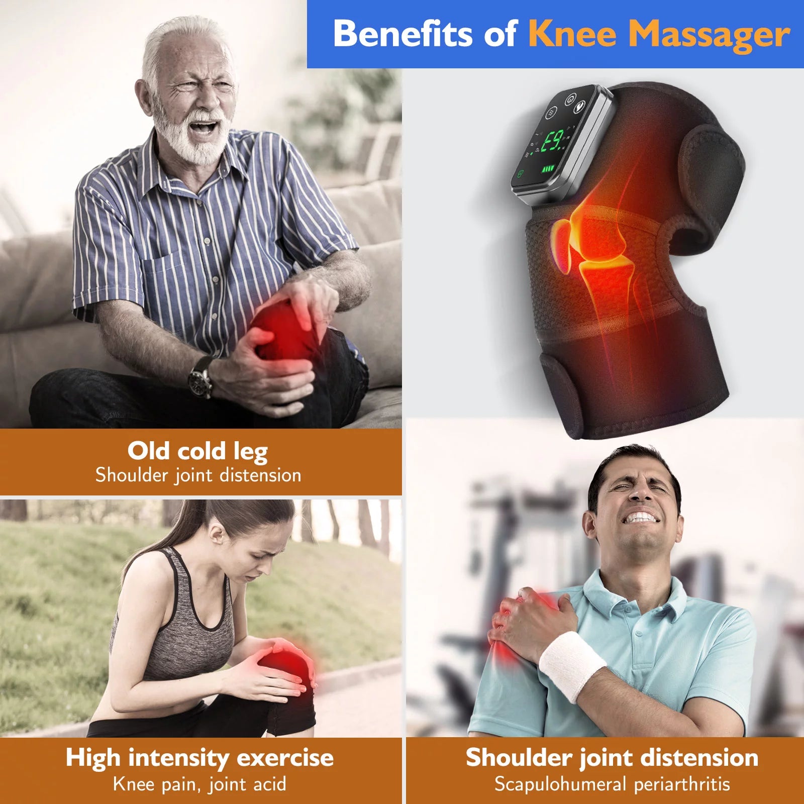 WellCareGoods: Electric Heating & Vibration Therapy for Joint & Muscle Pain Relief