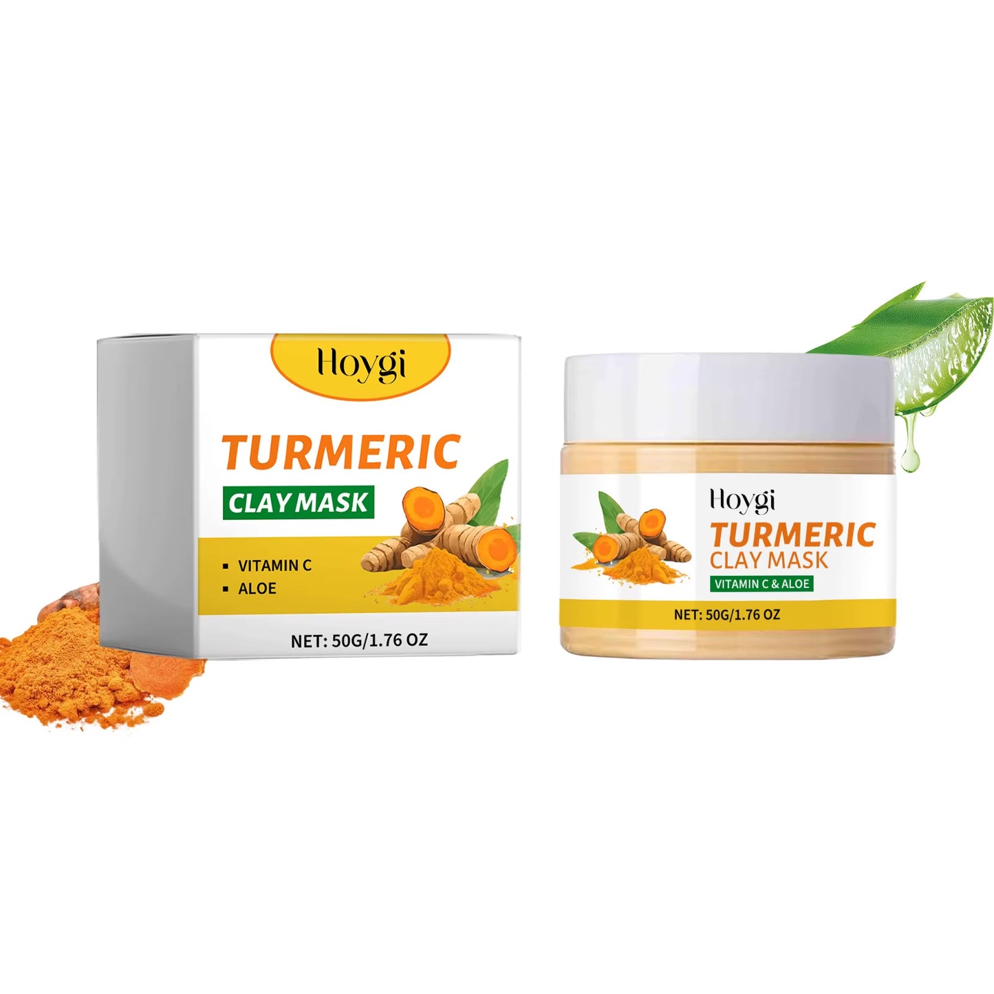 Turmeric Cleanser Dark Spot Remover Oil Control Facial Exfoliating Moisturizing Brightening Skin Care Kojic Acid Cleansing Pads