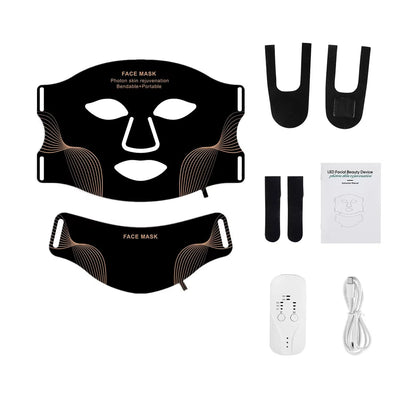 WellCareGoods-Silicone Face & Neck LED Therapy Mask